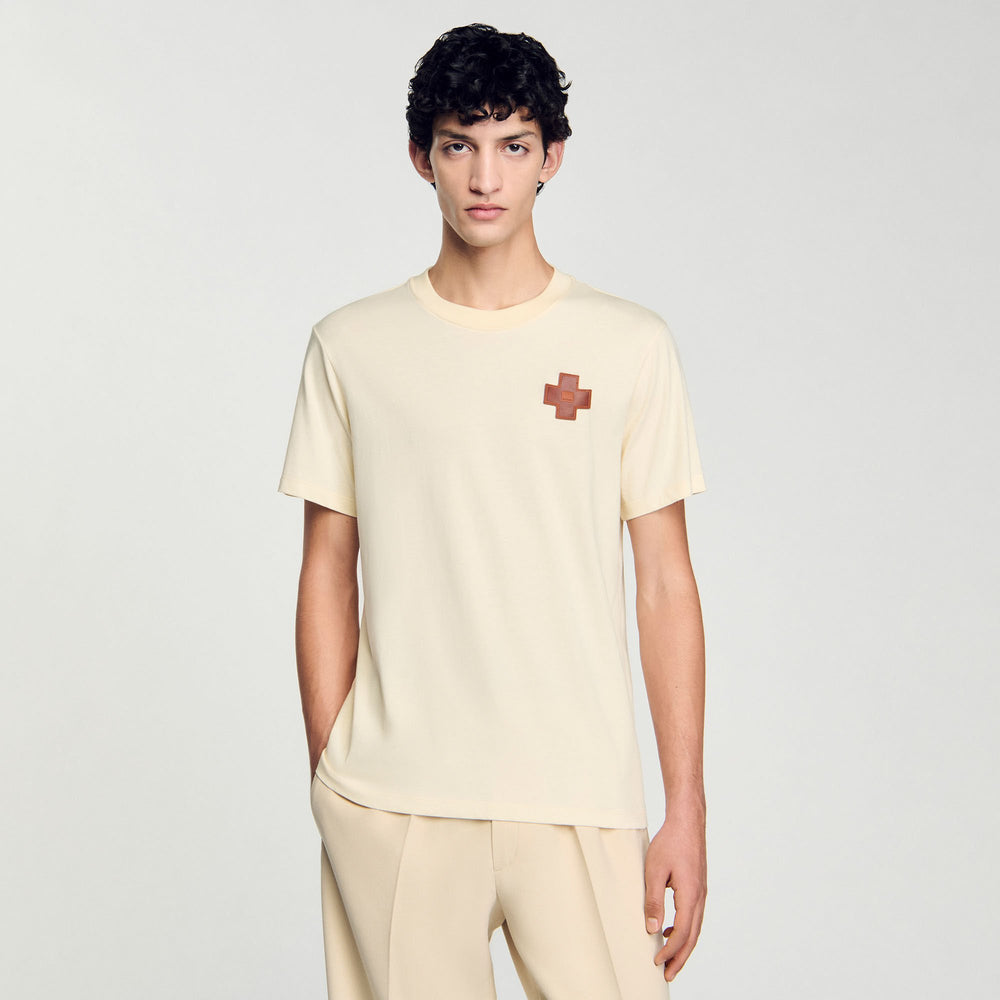 Sandro Men Cross T-shirt