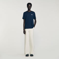 Sandro Men T-shirt with appliqué logo