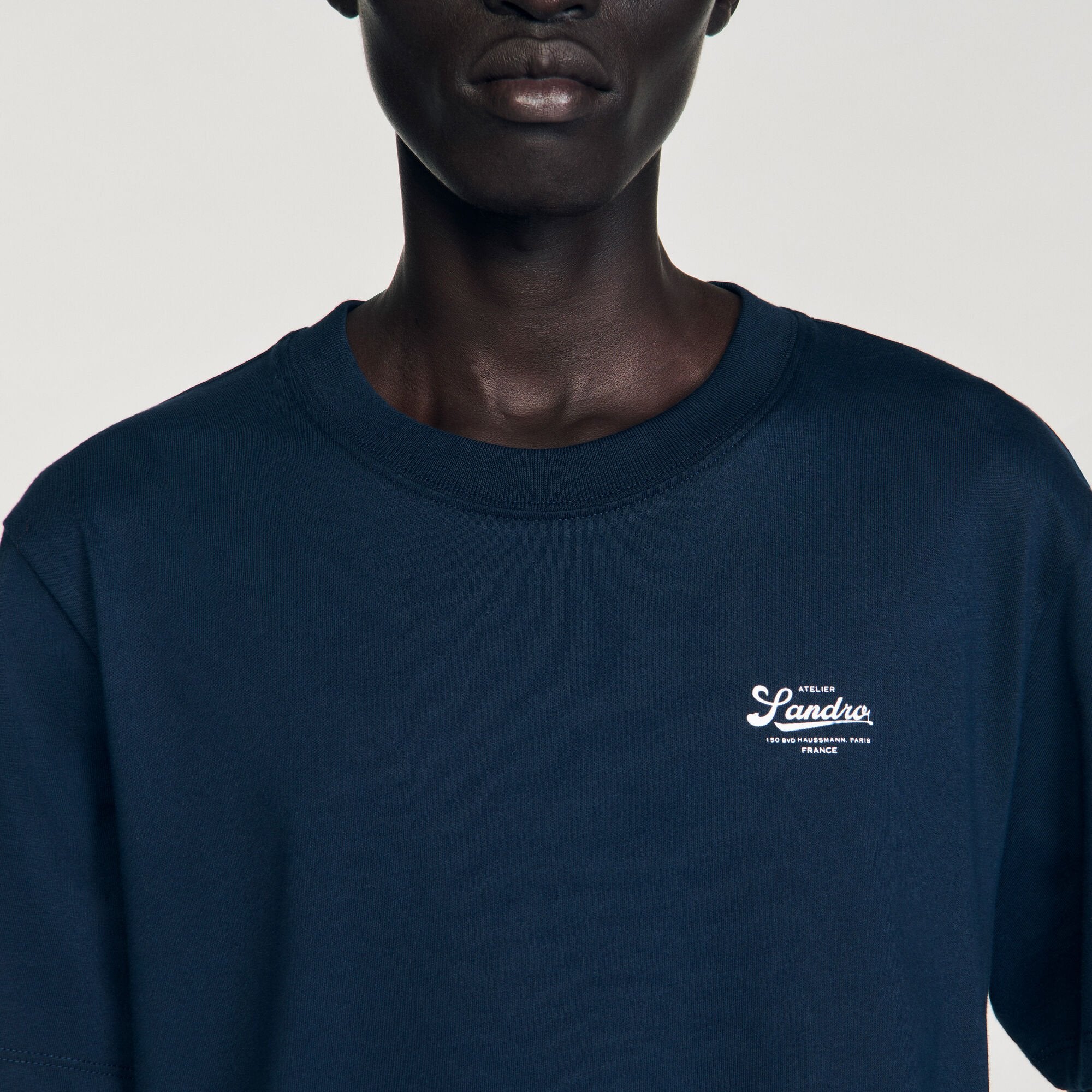 Sandro Men T-shirt with appliqué logo