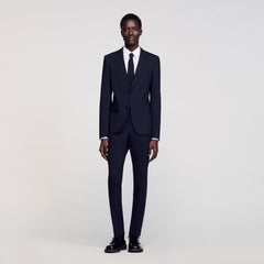Sandro Men Classic wool suit jacket