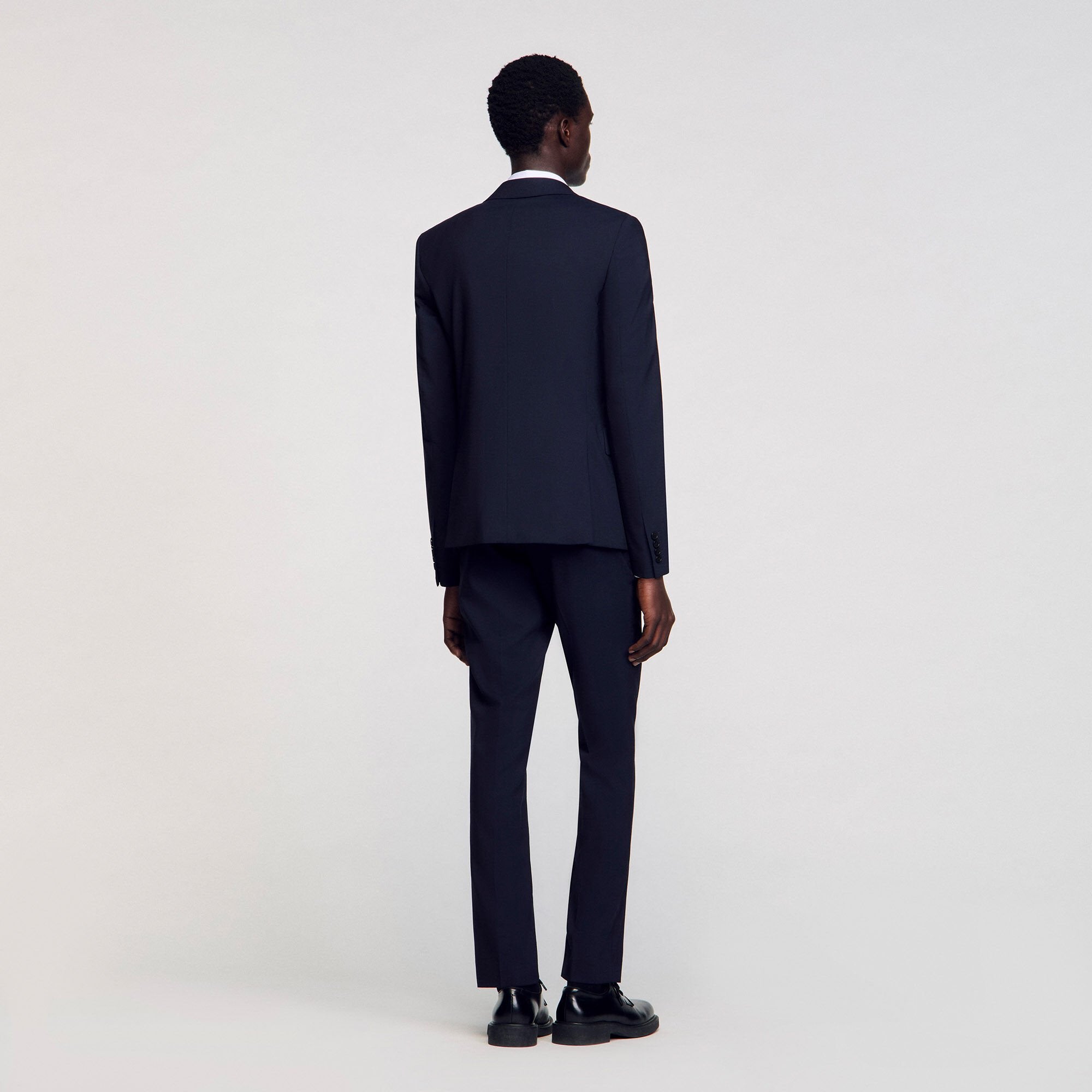 Sandro Men Classic wool suit jacket