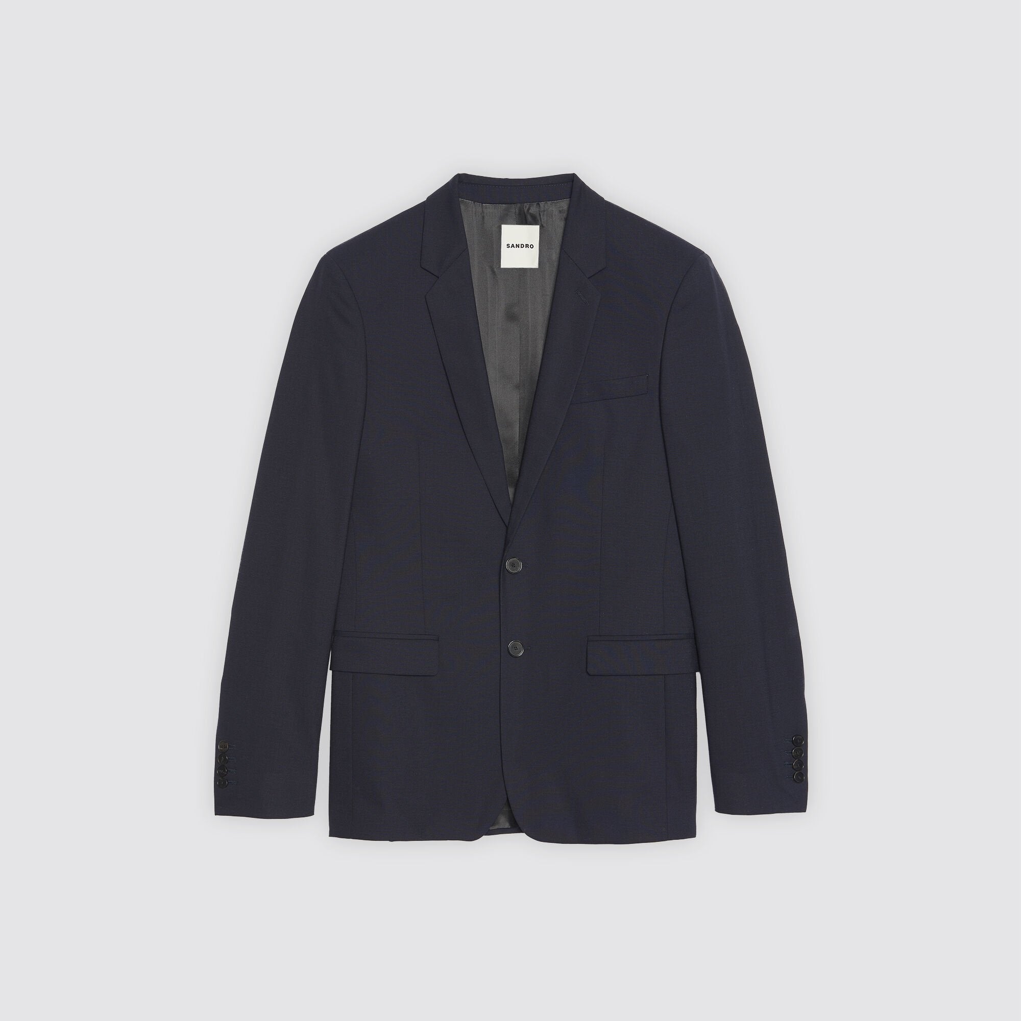 Sandro Men Classic wool suit jacket