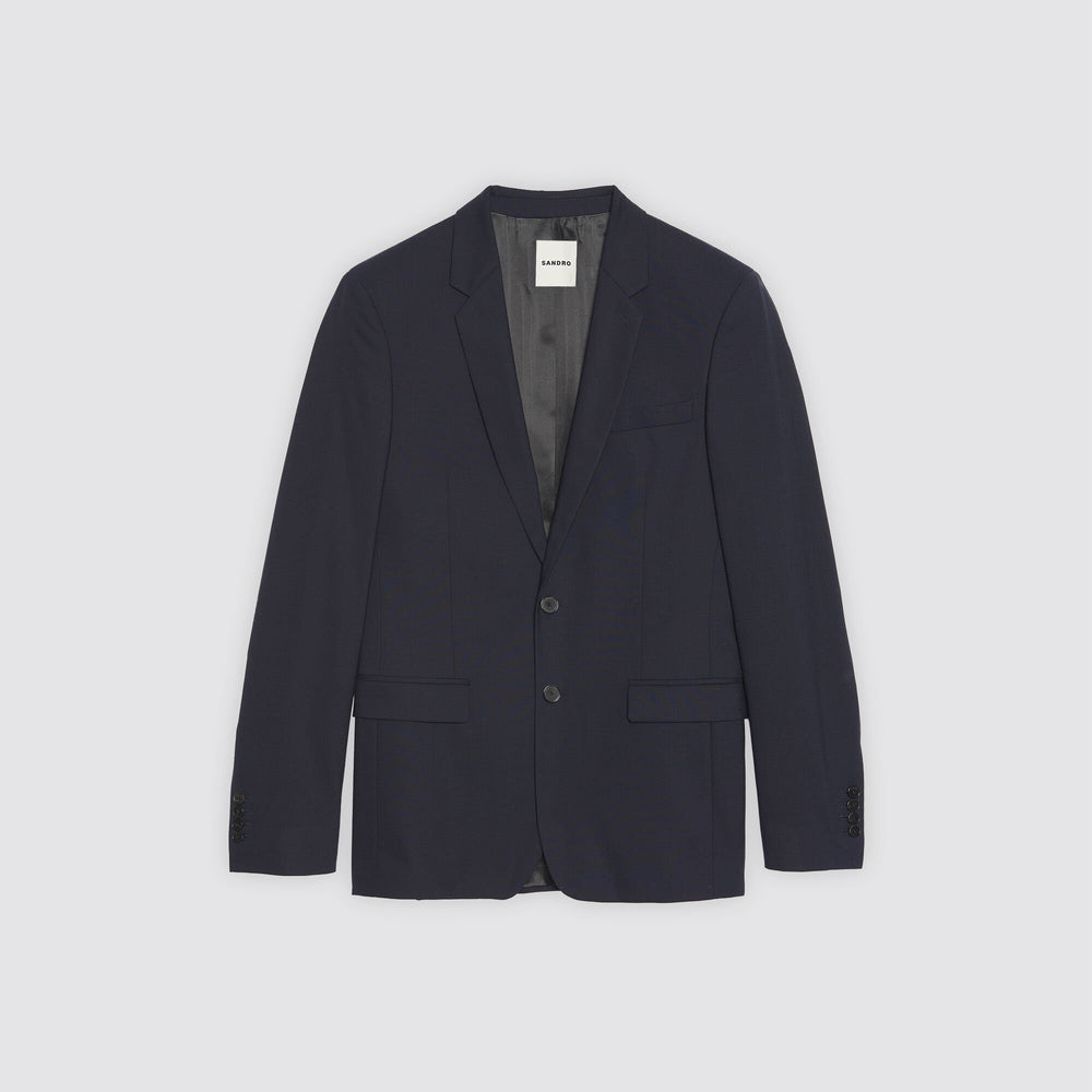 Sandro Men Classic wool suit jacket