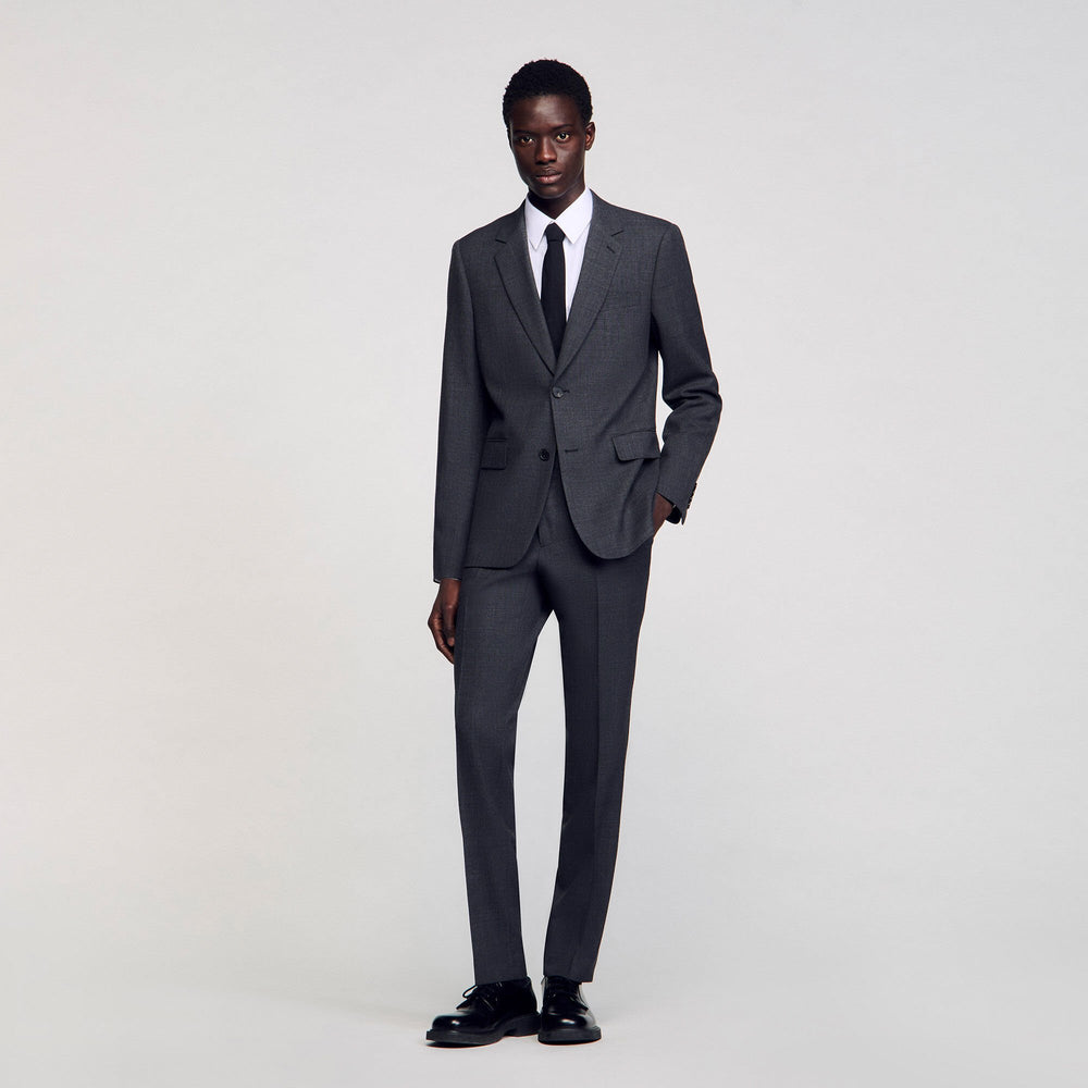 Sandro Men Wool suit jacket