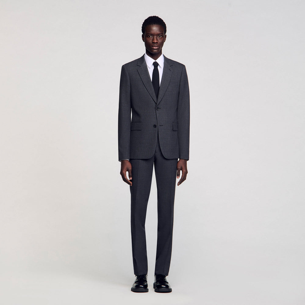 Sandro Men Wool suit jacket