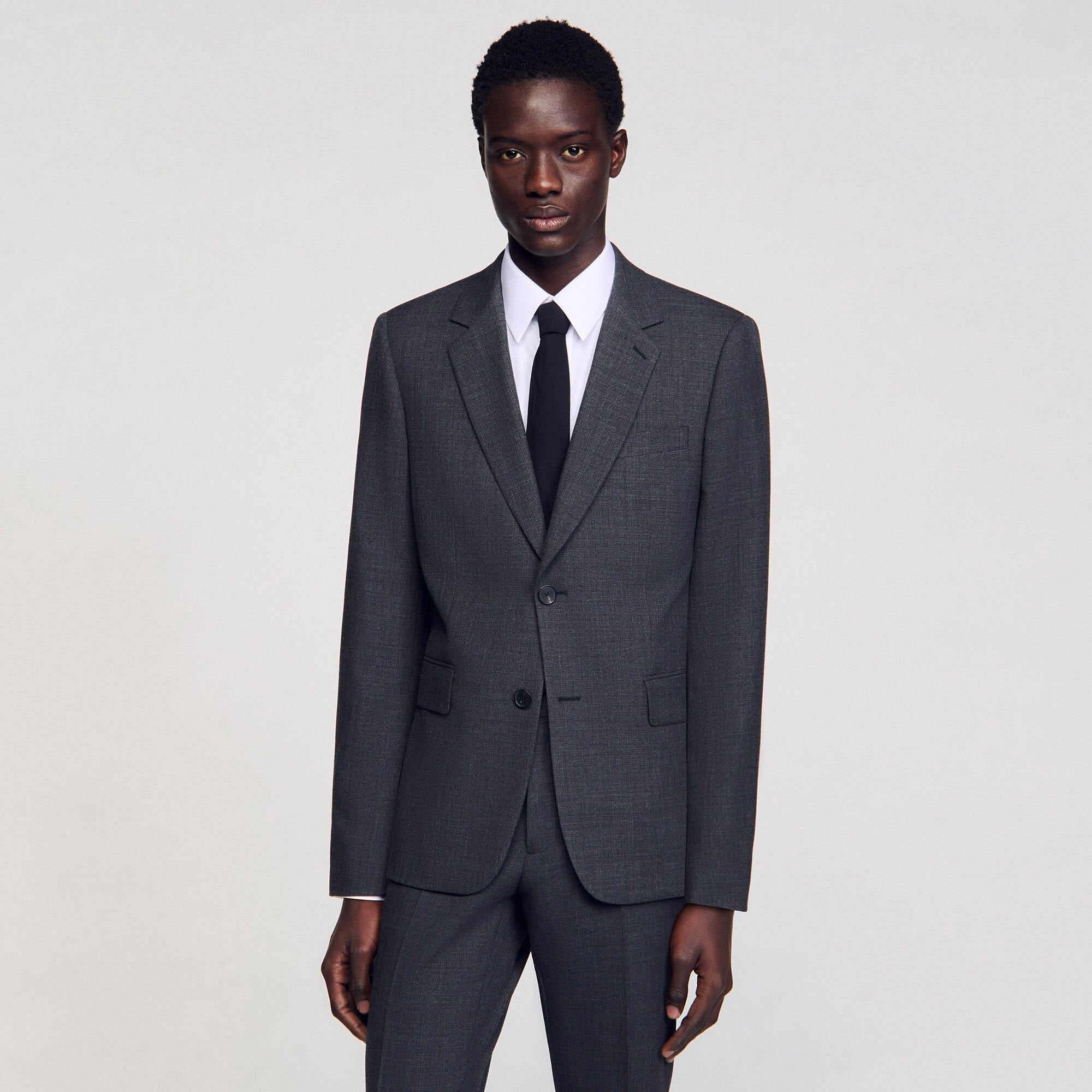 Sandro Men Wool suit jacket