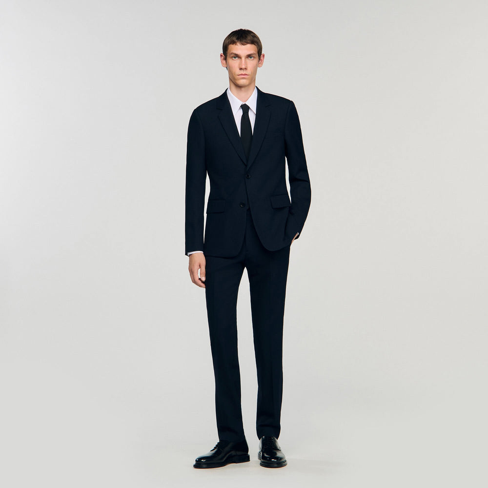 Sandro Men Wool suit jacket
