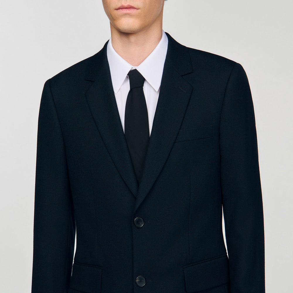 Sandro Men Wool suit jacket