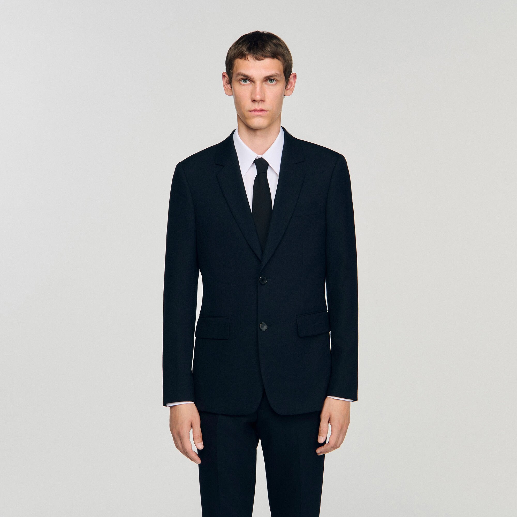 Sandro Men Wool suit jacket