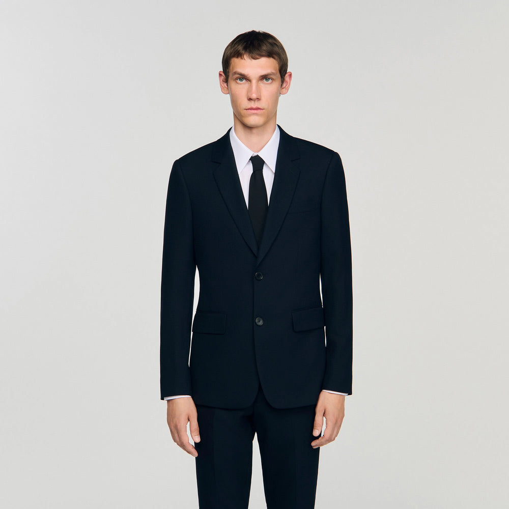 Sandro Men Wool suit jacket