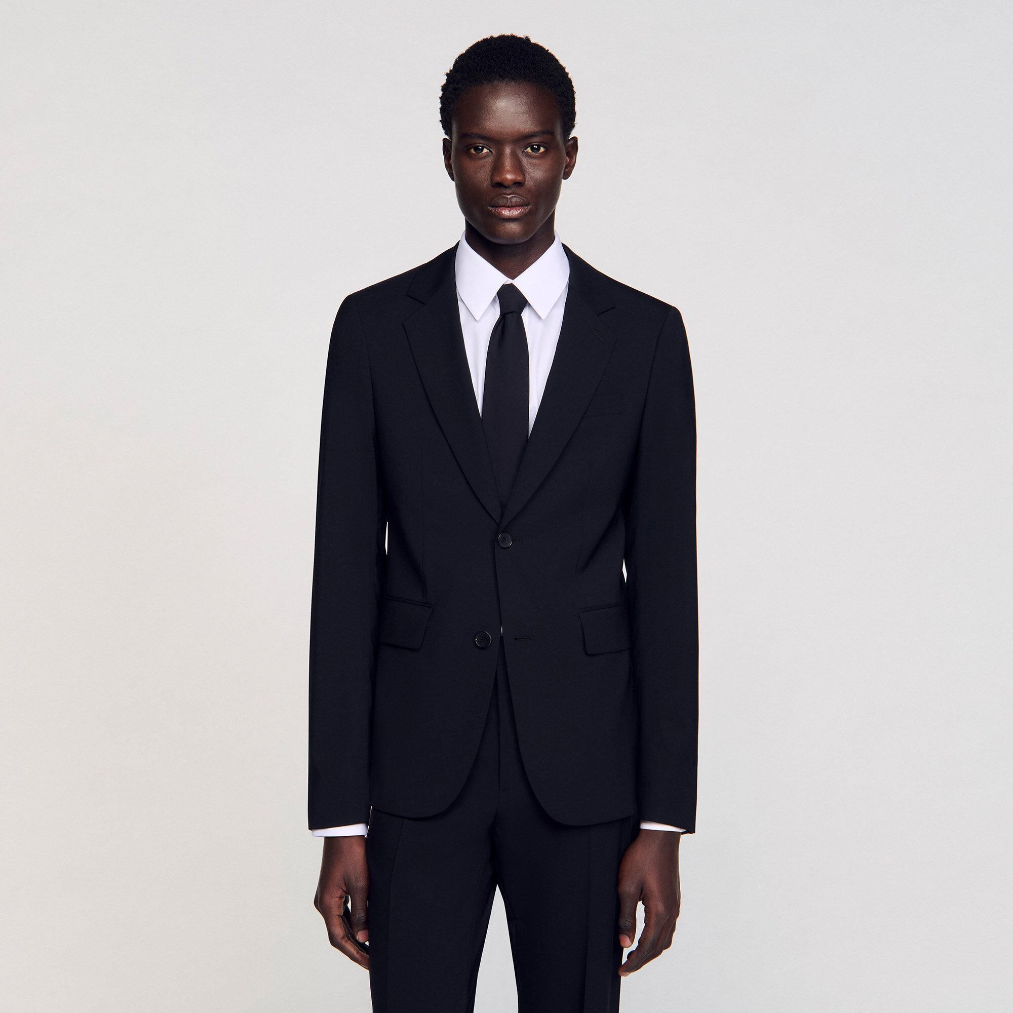 Sandro Men Virgin wool suit jacket
