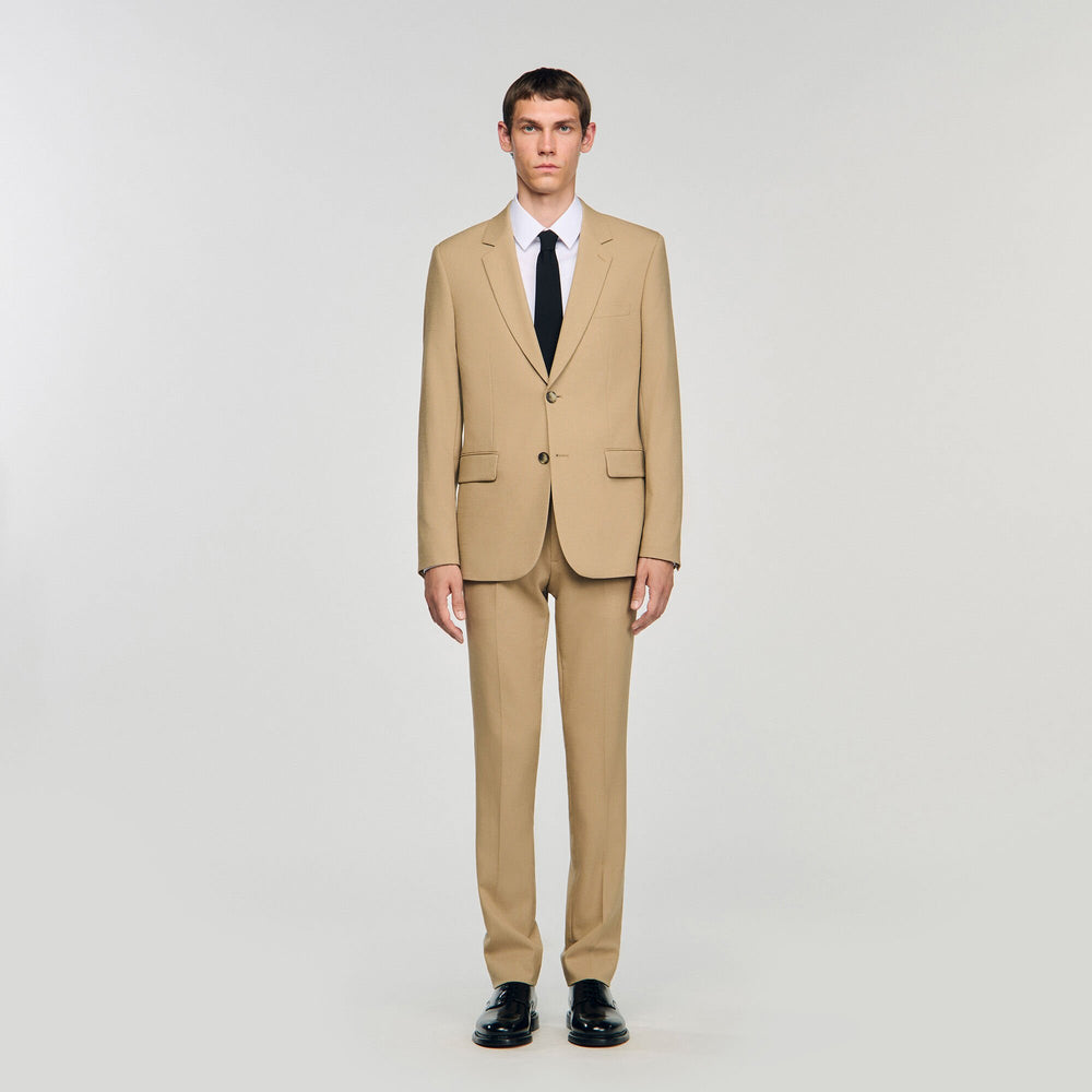 Sandro Men Wool suit jacket