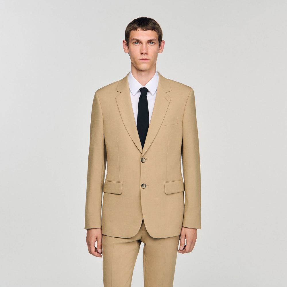 Sandro Men Wool suit jacket