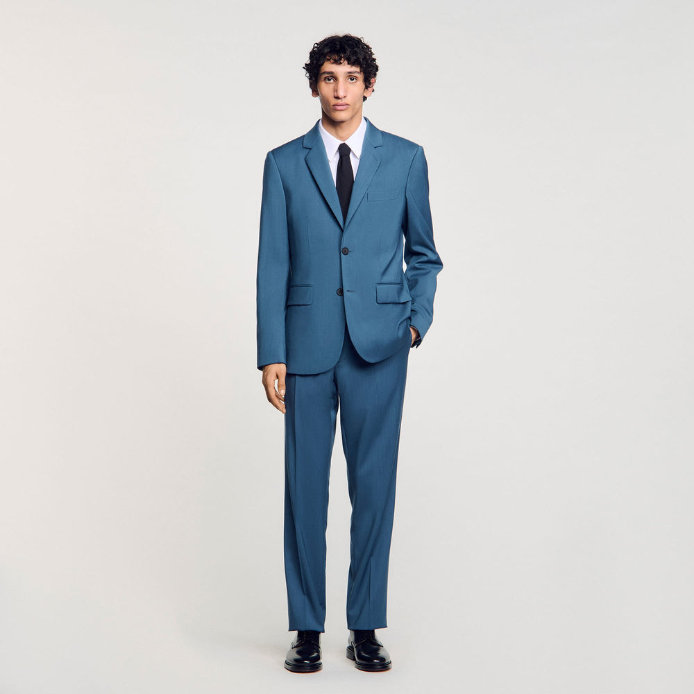 Sandro Men Wool suit jacket