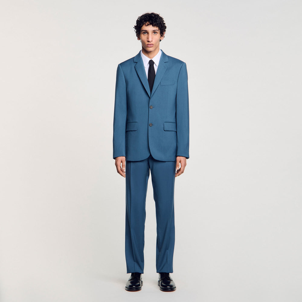 Sandro Men Wool suit jacket