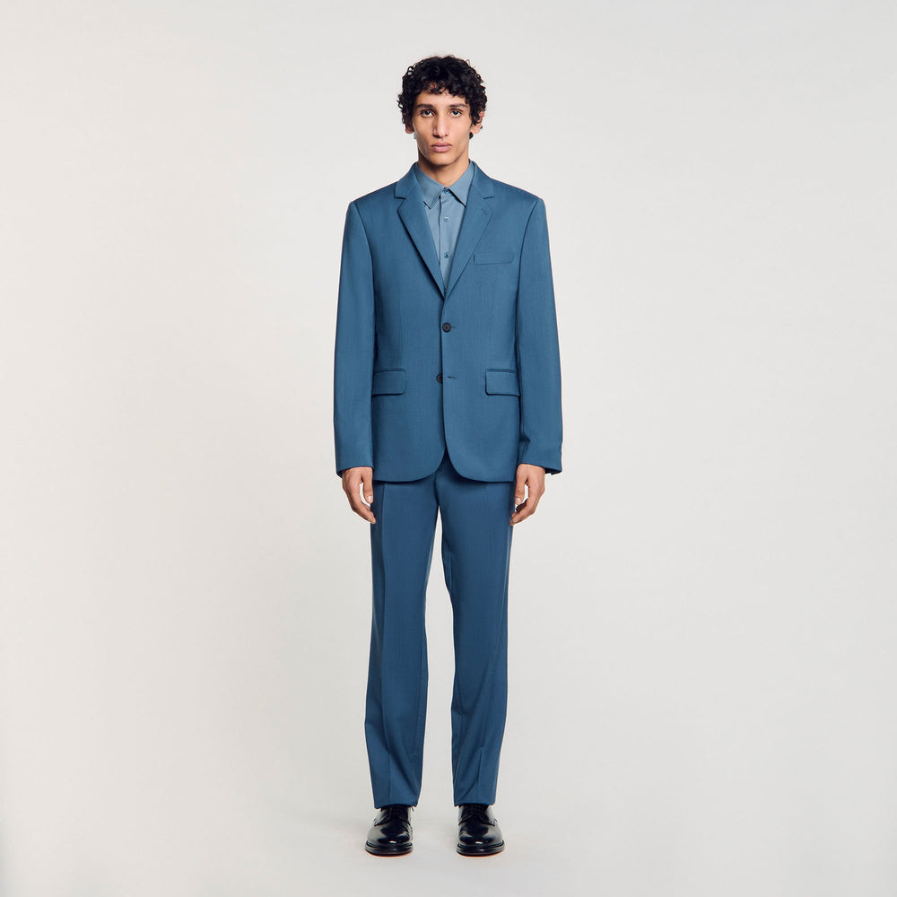 Sandro Men Wool suit jacket