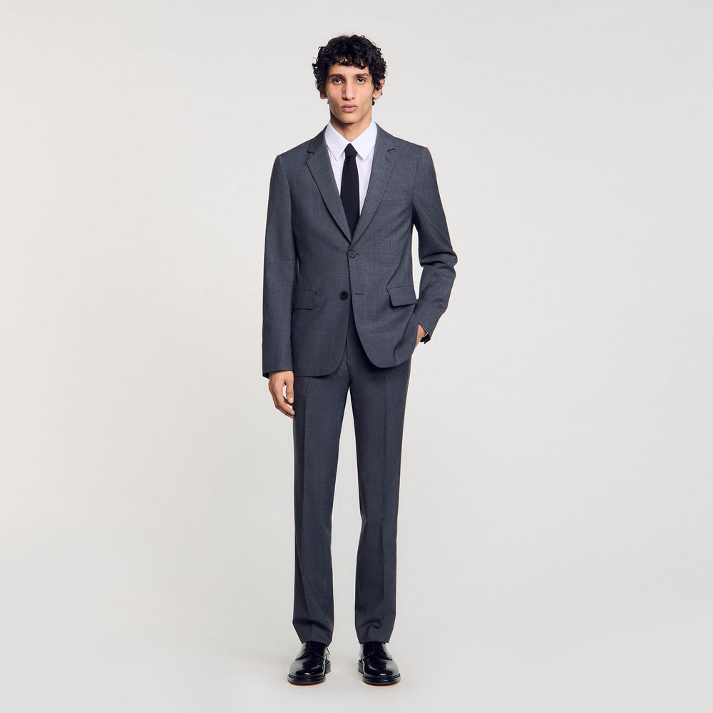 Sandro Men Wool suit jacket