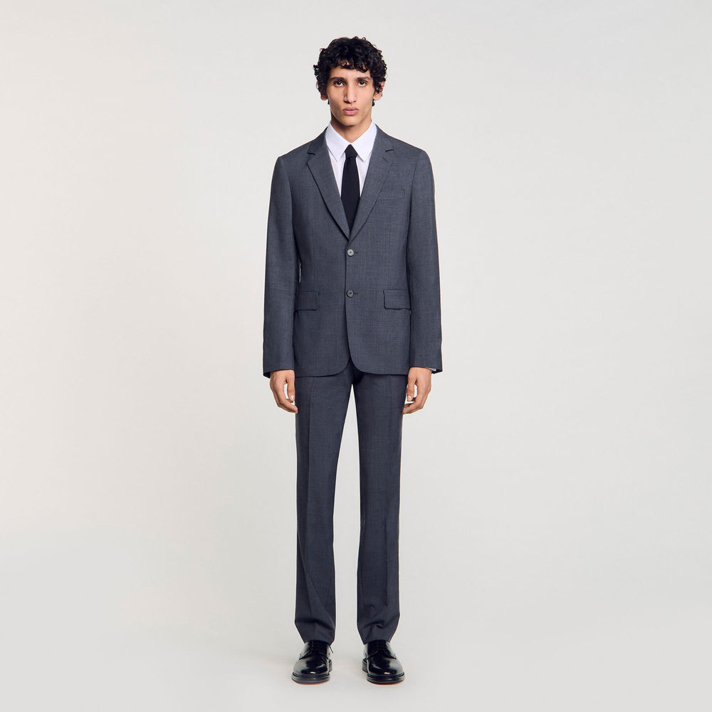 Sandro Men Wool suit jacket