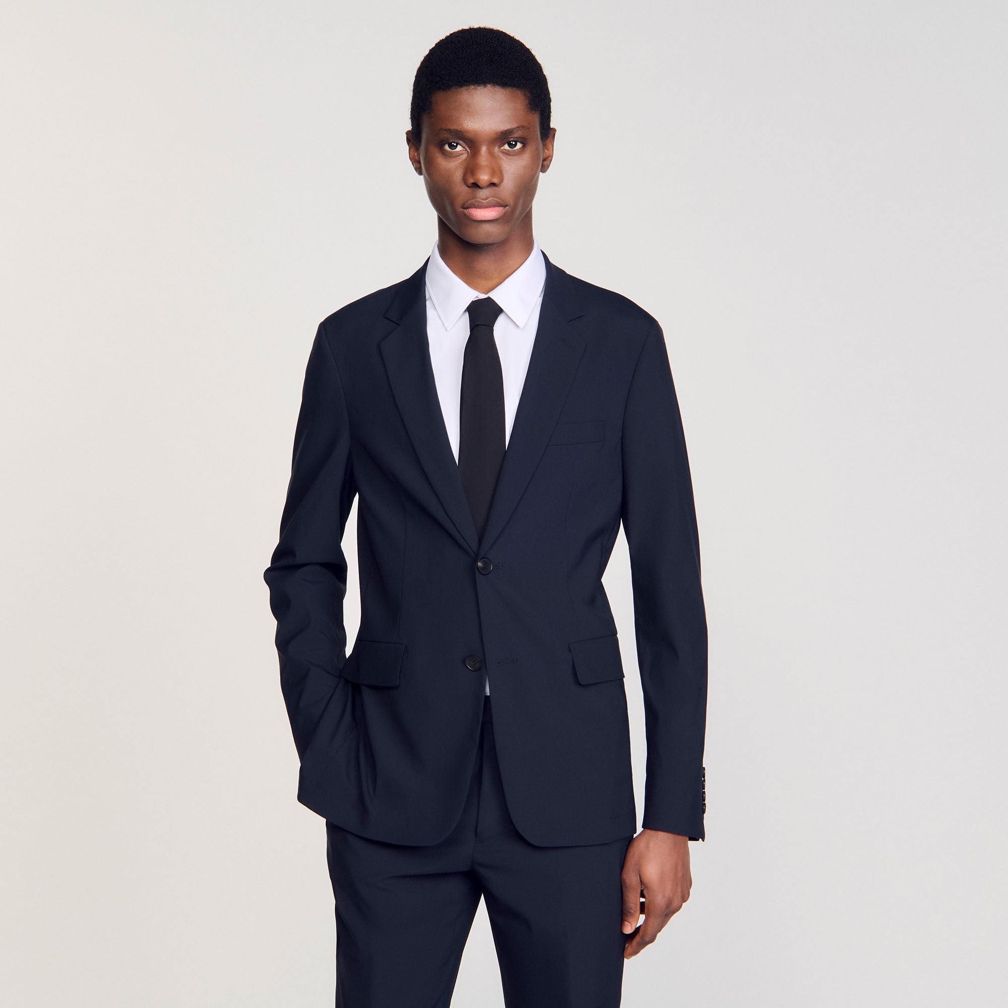 Sandro Men Wool suit jacket