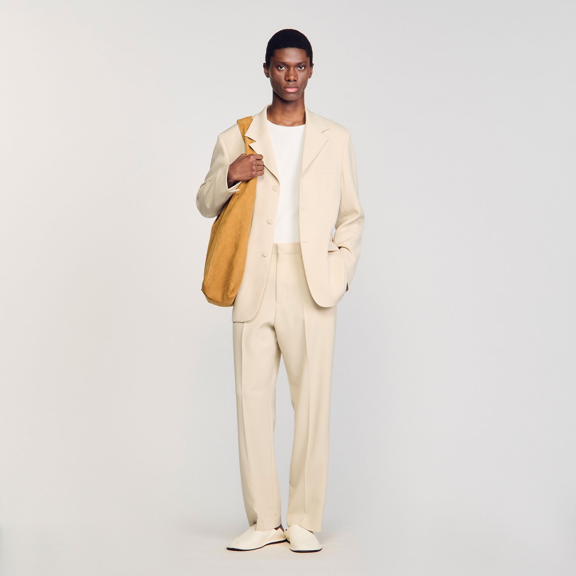 Sandro Men Oversized wool suit jacket