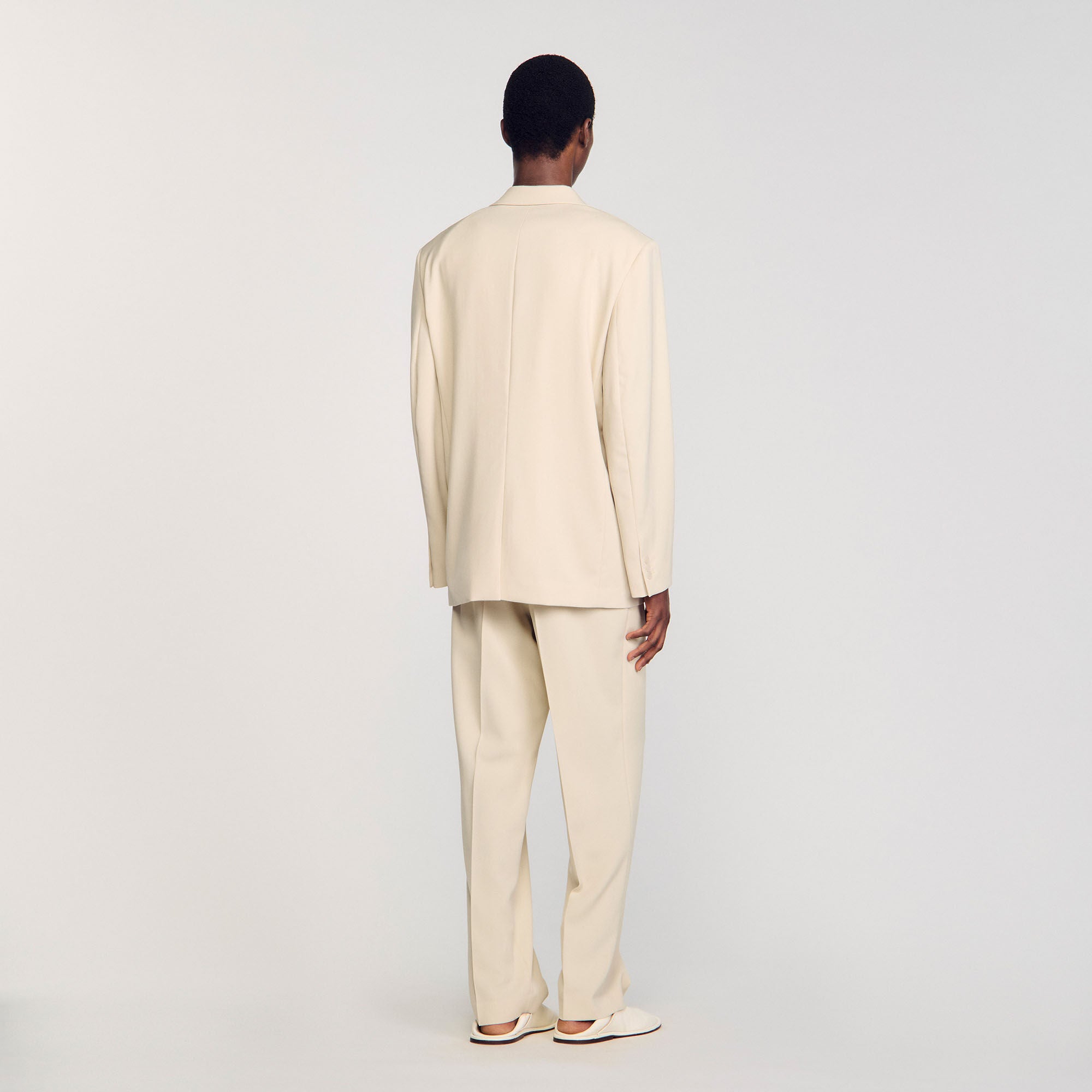 Sandro Men Oversized wool suit jacket