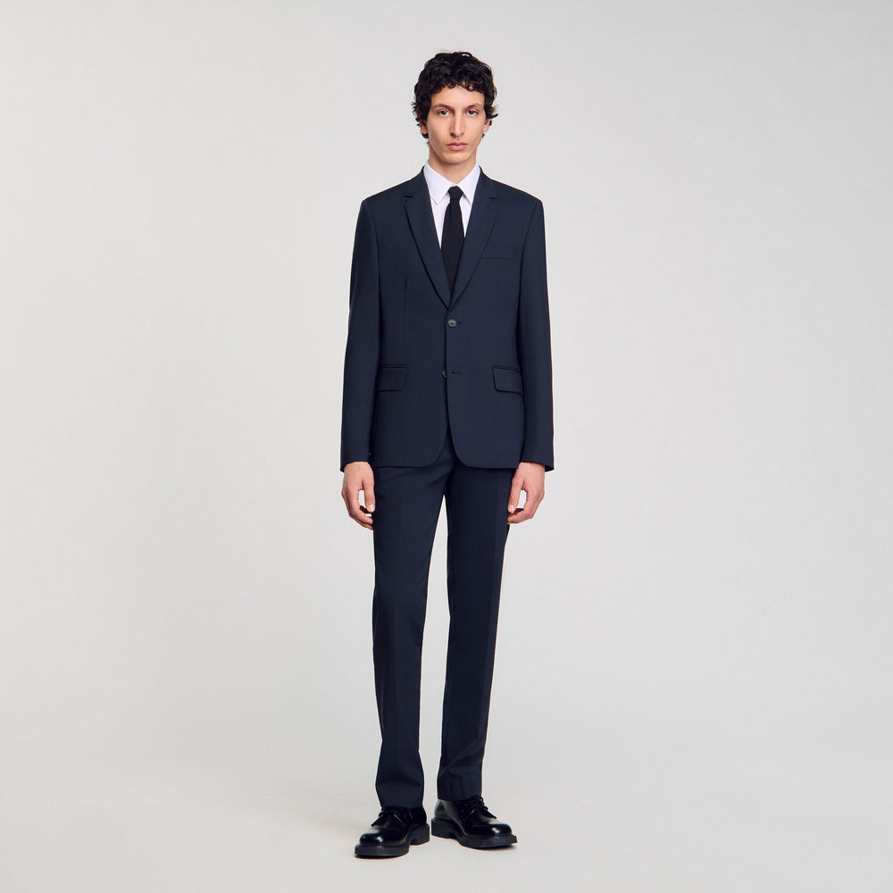 Sandro Men Wool suit jacket