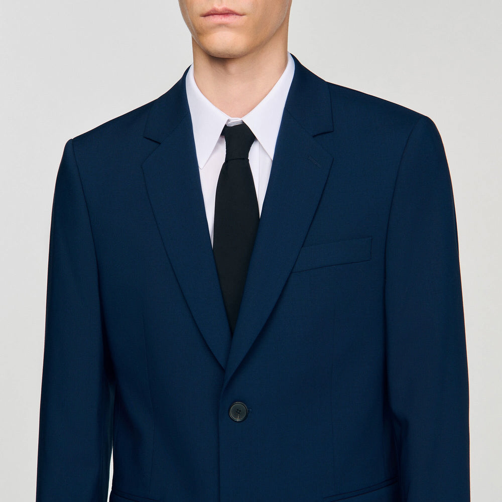 Sandro Men Wool suit jacket