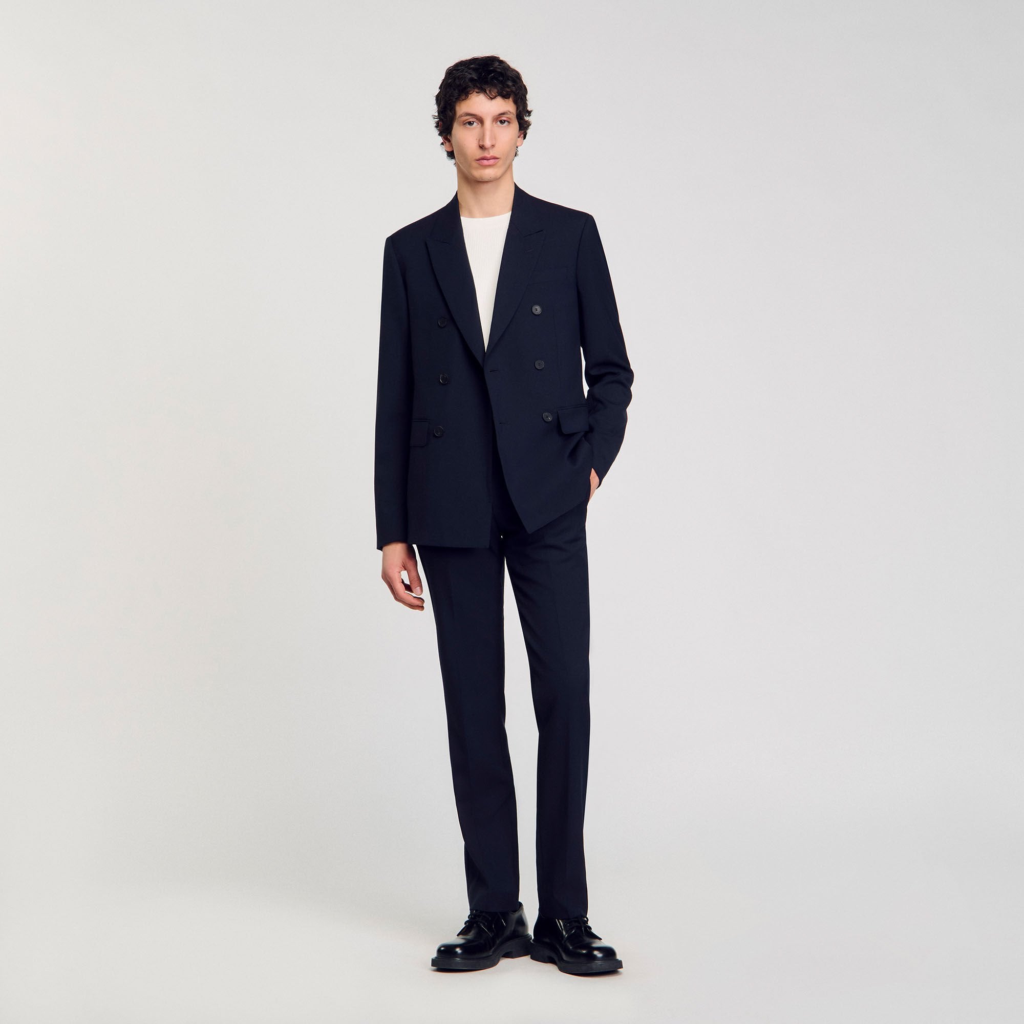 Sandro Men Double-breasted suit jacket