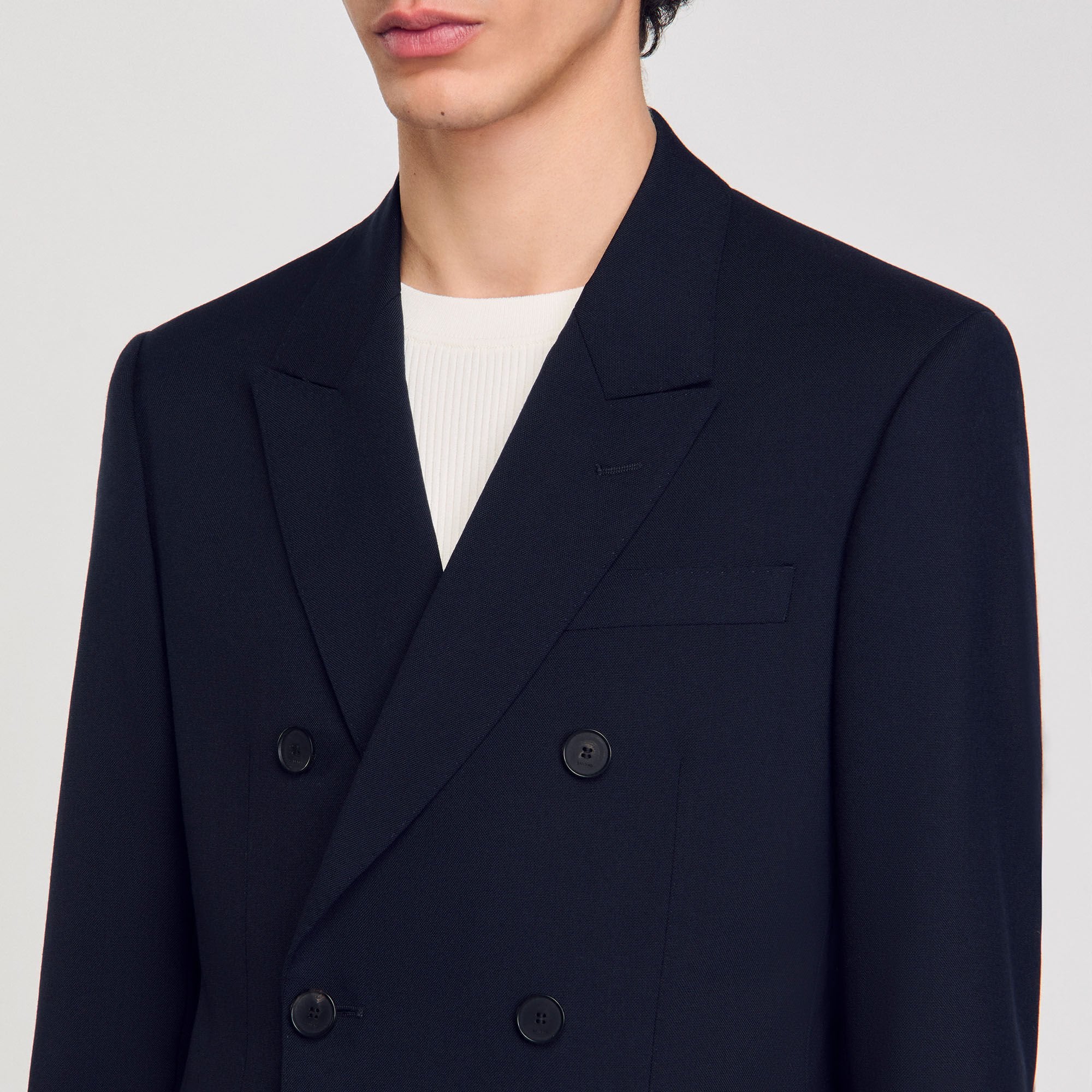 Sandro Men Double-breasted suit jacket