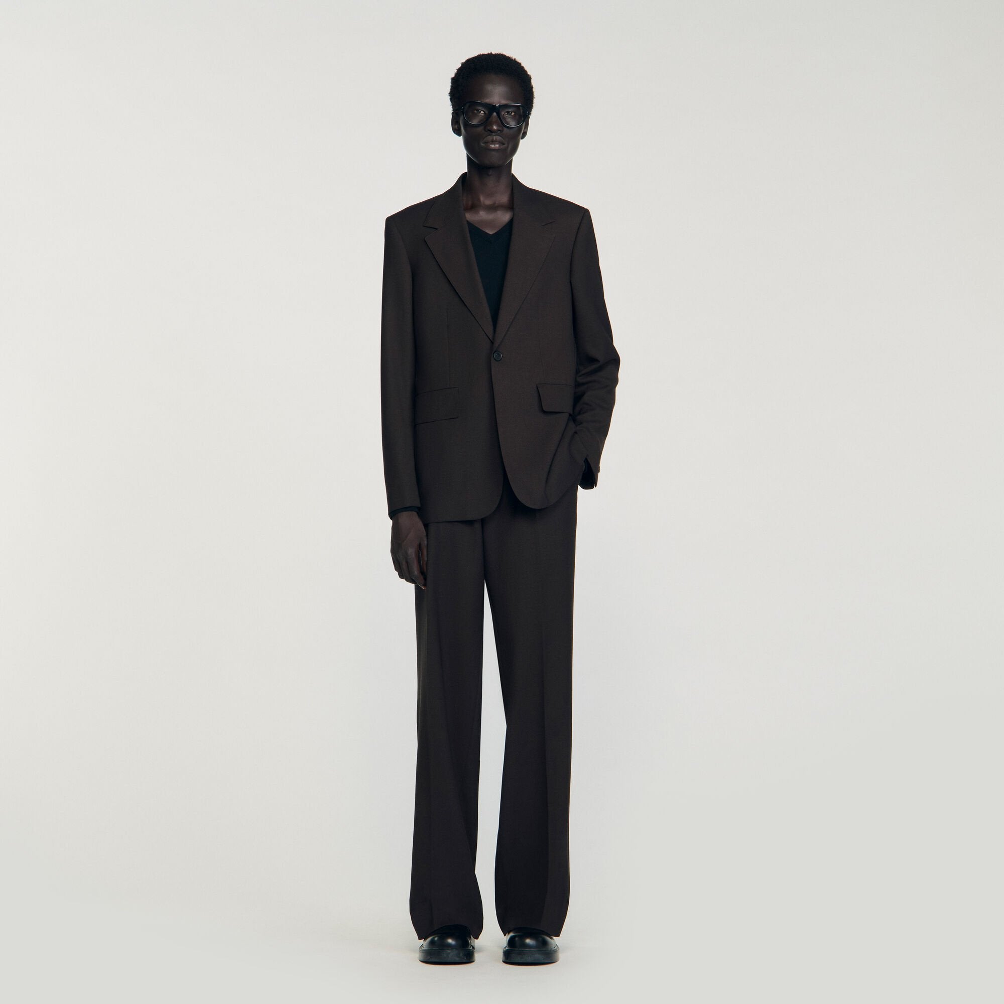 Sandro Men Wool suit jacket