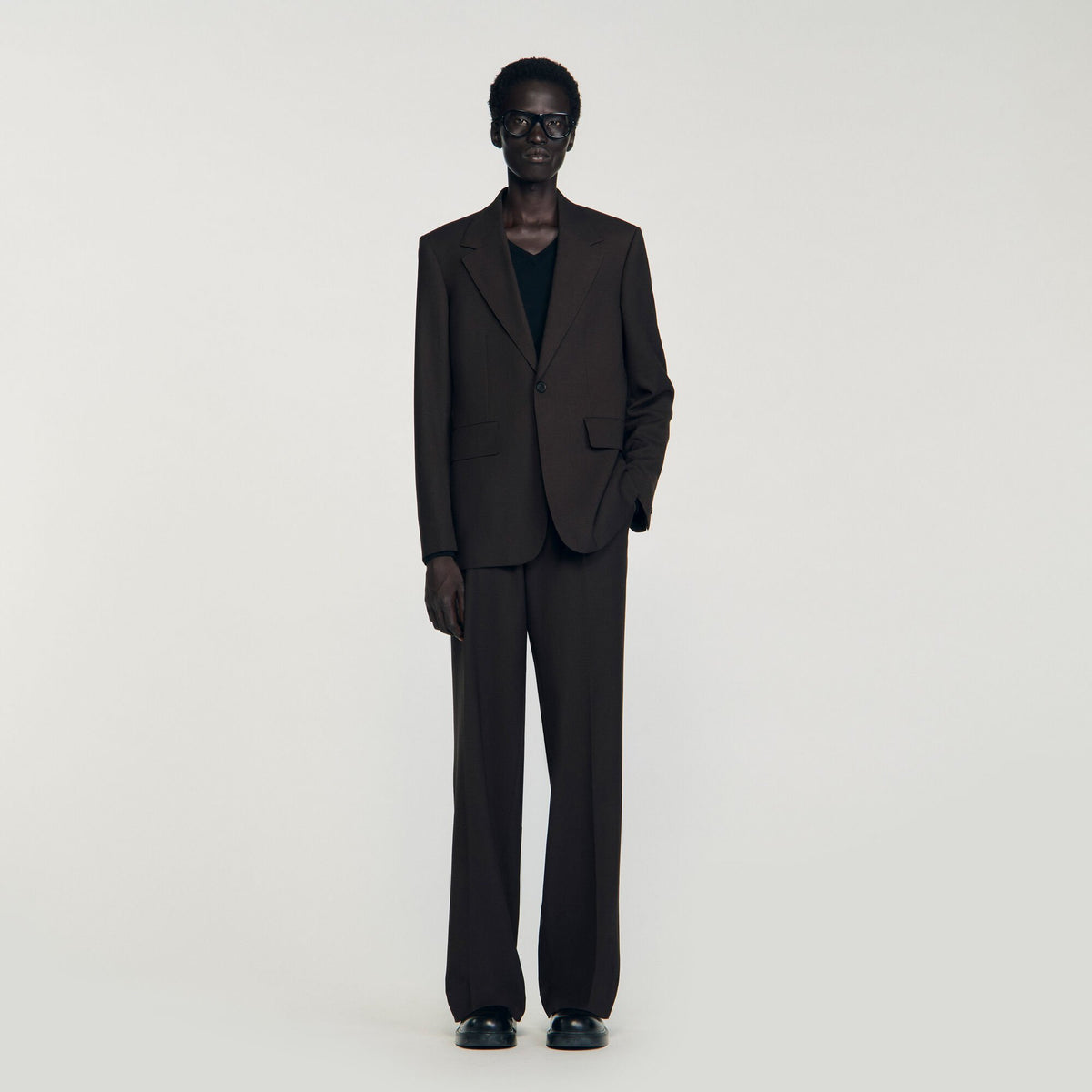 Sandro Men Wool suit jacket