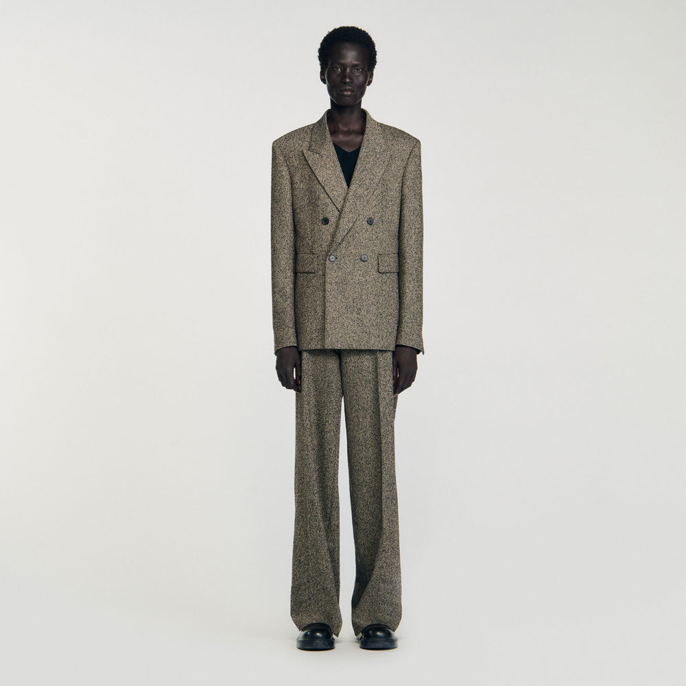 Sandro Men Double-breasted suit jacket
