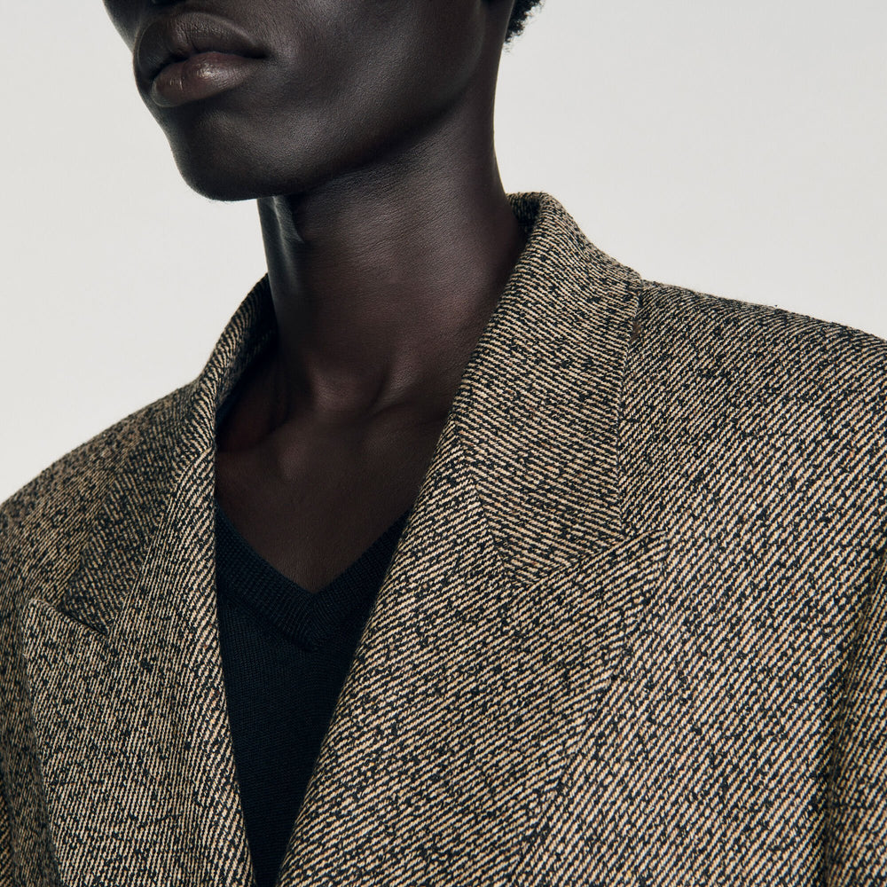Sandro Men Double-breasted suit jacket