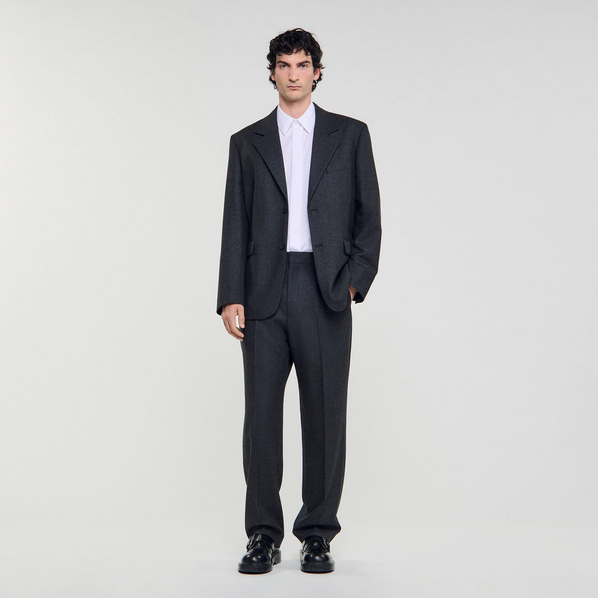 Sandro Men Wool suit jacket