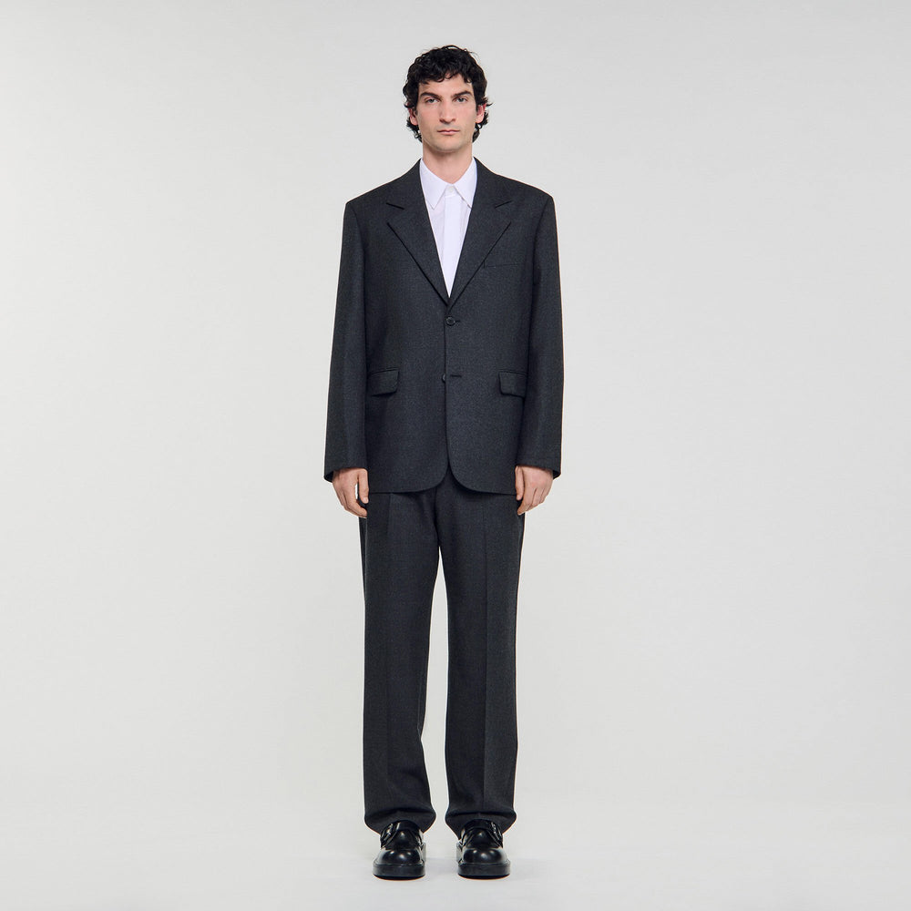 Sandro Men Wool suit jacket