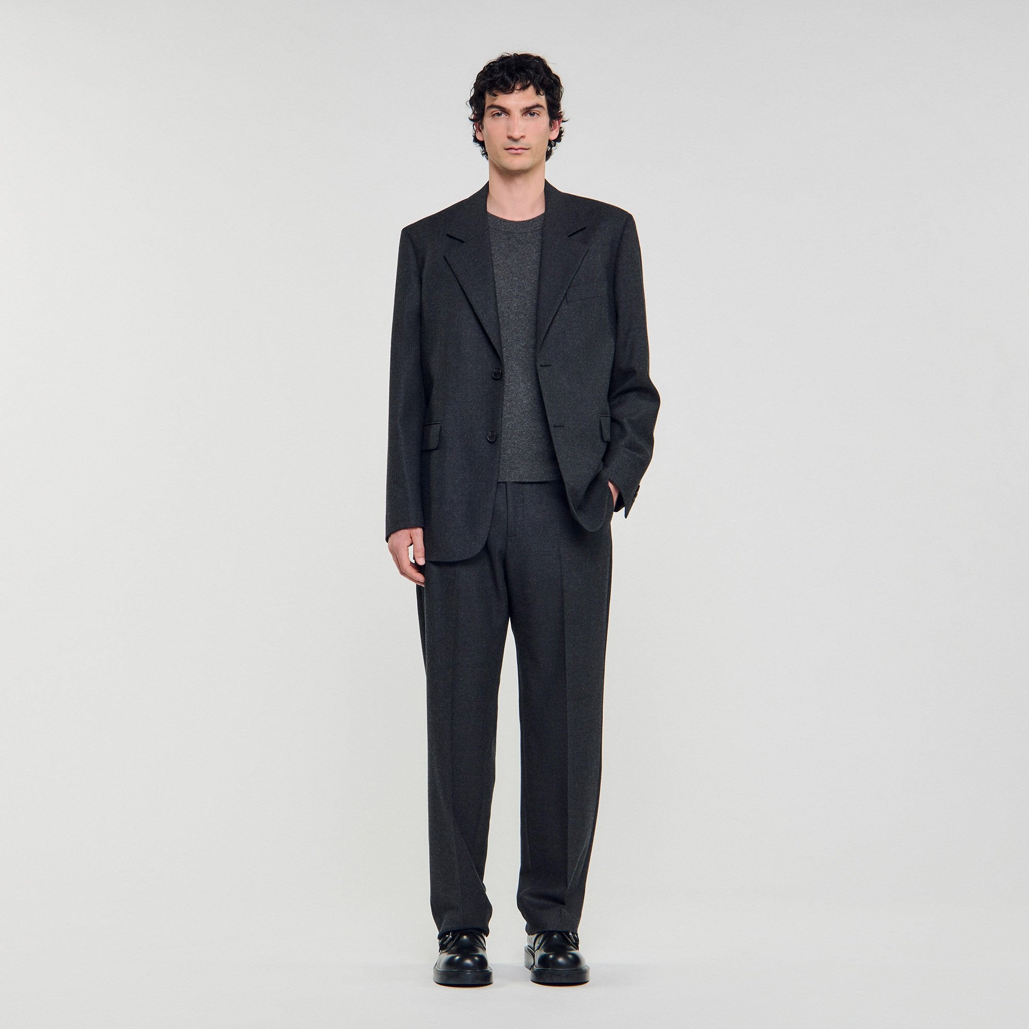 Sandro Men Wool suit jacket