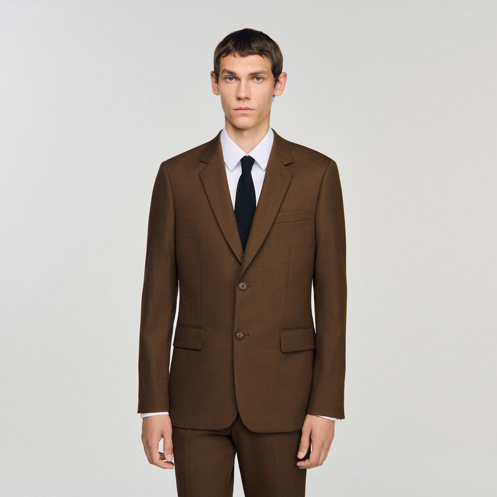 Sandro Men Wool suit jacket